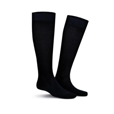 Kniestrümpfe KUNERT "RICHARD", Herren, Gr. 39-42, schwarz (navy), Obermaterial: 98% Baumwolle, 2% Elasthan, normal, Socken Kniestrümpfe, druckfreier Komfortbund