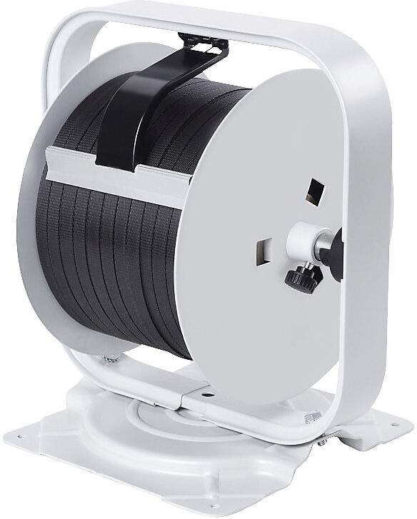 kaiserkraft Tisch-/Wandabroller für PP-Bänder, für Bandbreite 12,7 - 16 mm, tragbar, mit Klemmbügel, ab 10 Stk