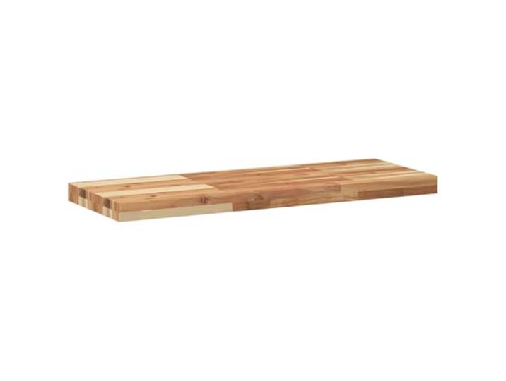 KTHLBRH Wandregale 4 Stück 100 x 30 x 4 cm Akazienholz geölt DIY Design, platzsparend, für Wohnzimmer, Küche, Badezimmer, rechteckig
