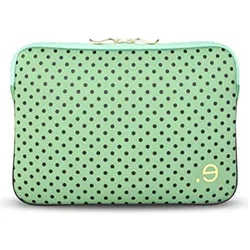 Be.ez Schutzhülle für MacBook Pro 12 „ La Robe Dots E (12"), Notebooktasche, Grün