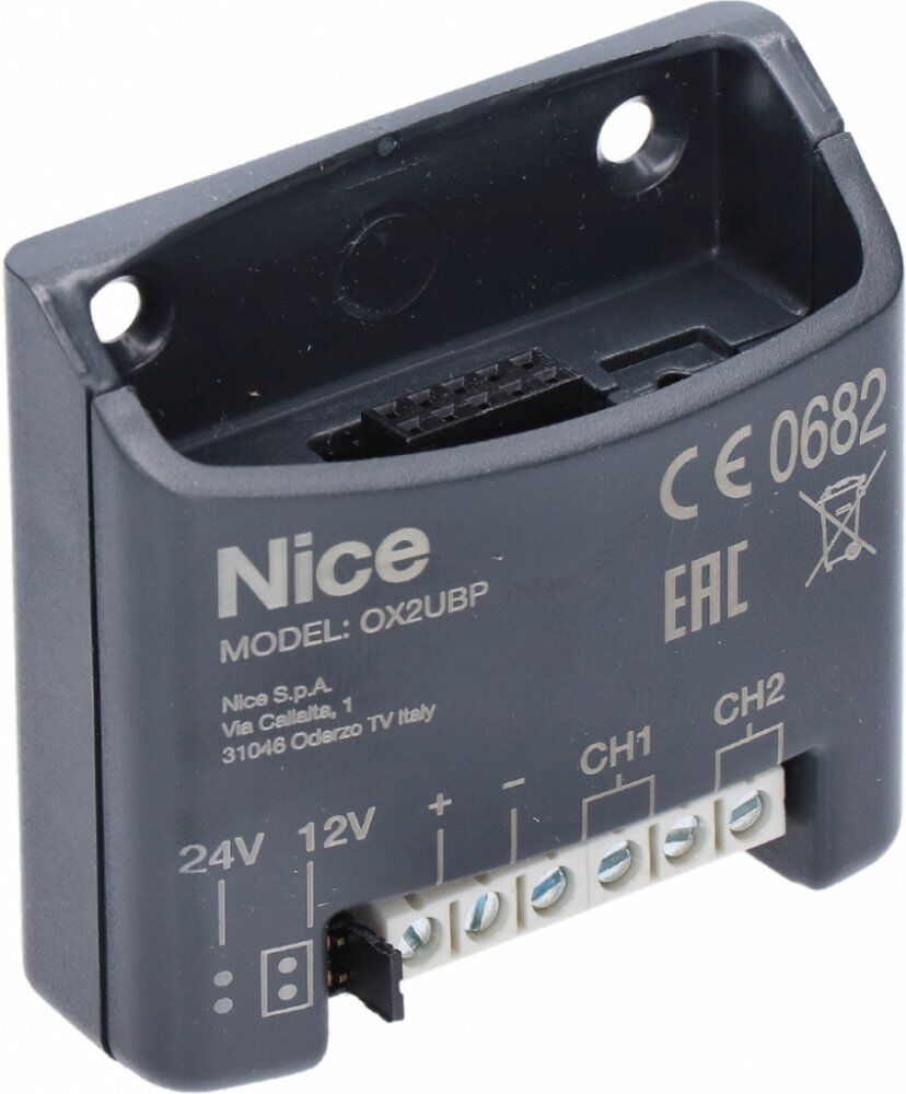 Nice Ox2ubp Interfaccia Con 2 Uscite Relè Per Cablaggio Ricevitori Radio