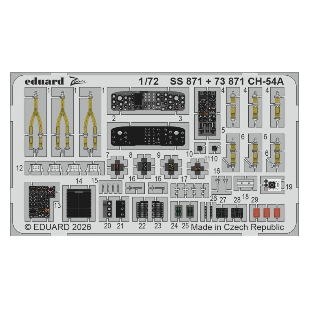 Eduard CH-54A for ICM (SS871)