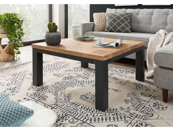 Couchtisch Wildeiche 90x90x45 natur geölt VILLANDERS #129