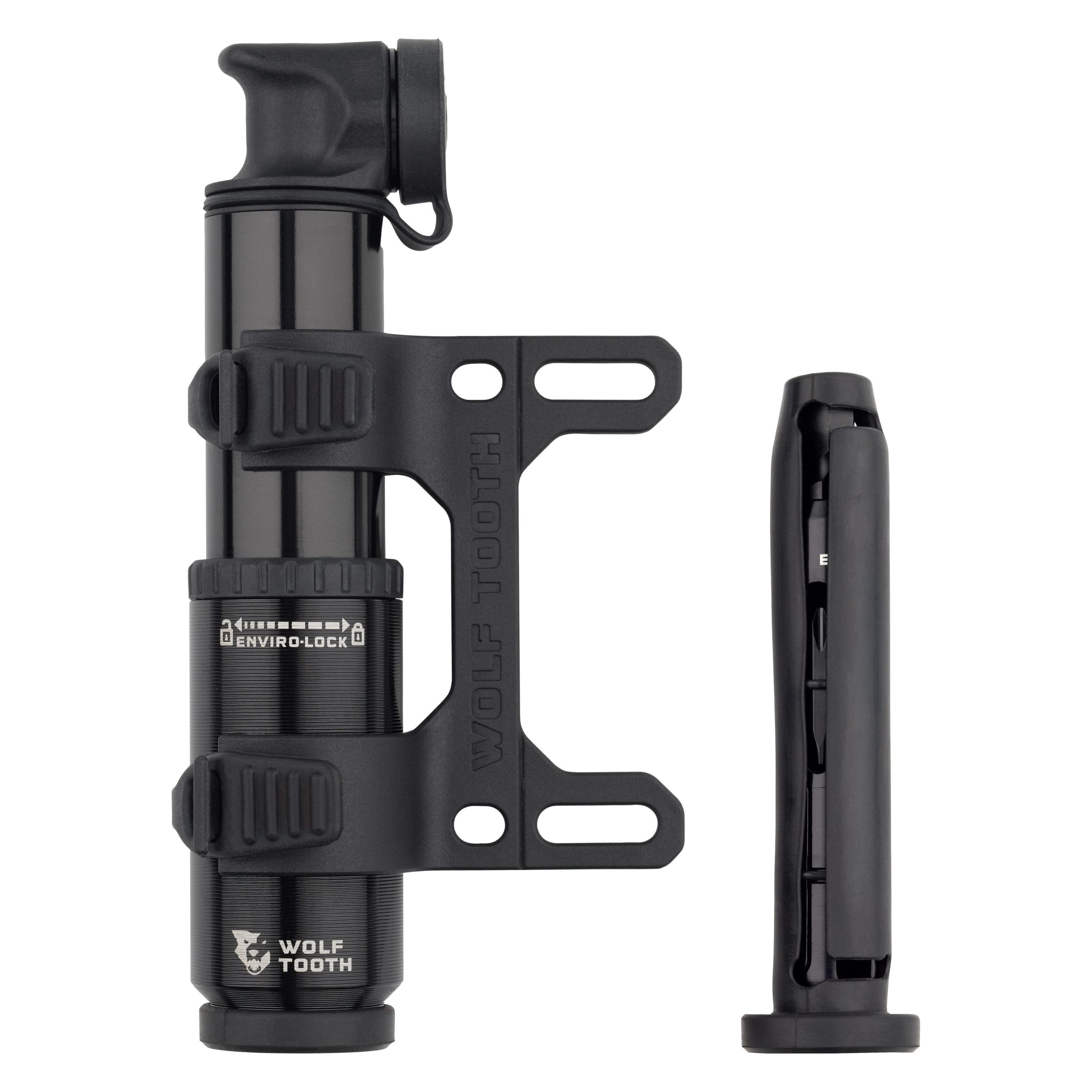 Wolf Tooth EnCase System Handpumpe, 40cc, inkl. Hex Bit Wrench Multitool Werkzeugset, Rahmenhalterun (ENCASE-P40-HEX)