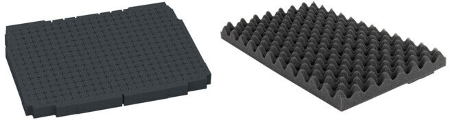 Set STIER Würfelpolster 25mm Raster + Deckelpolster genoppt für Systainer³