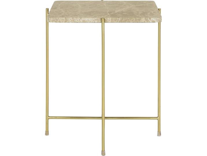 Beistelltisch Vanja braun Marmor B 40 H 50 cm - Beistelltisch