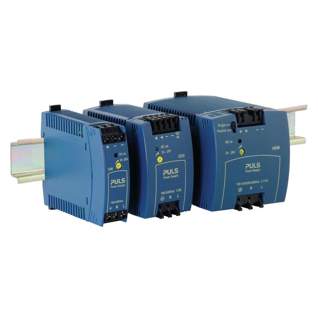 PULS Netzteil für DIN-Schiene, 90%, 24V, 4.2A, 100W, Einstellbar (ML100.200)