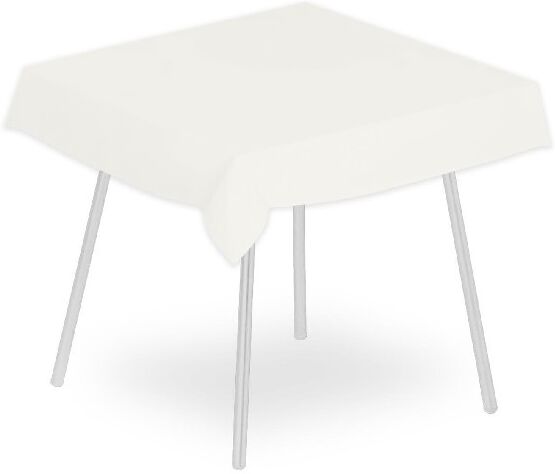 Pack Service Tovaglia Mono Bianco 120x120 cm 100 Pezzi