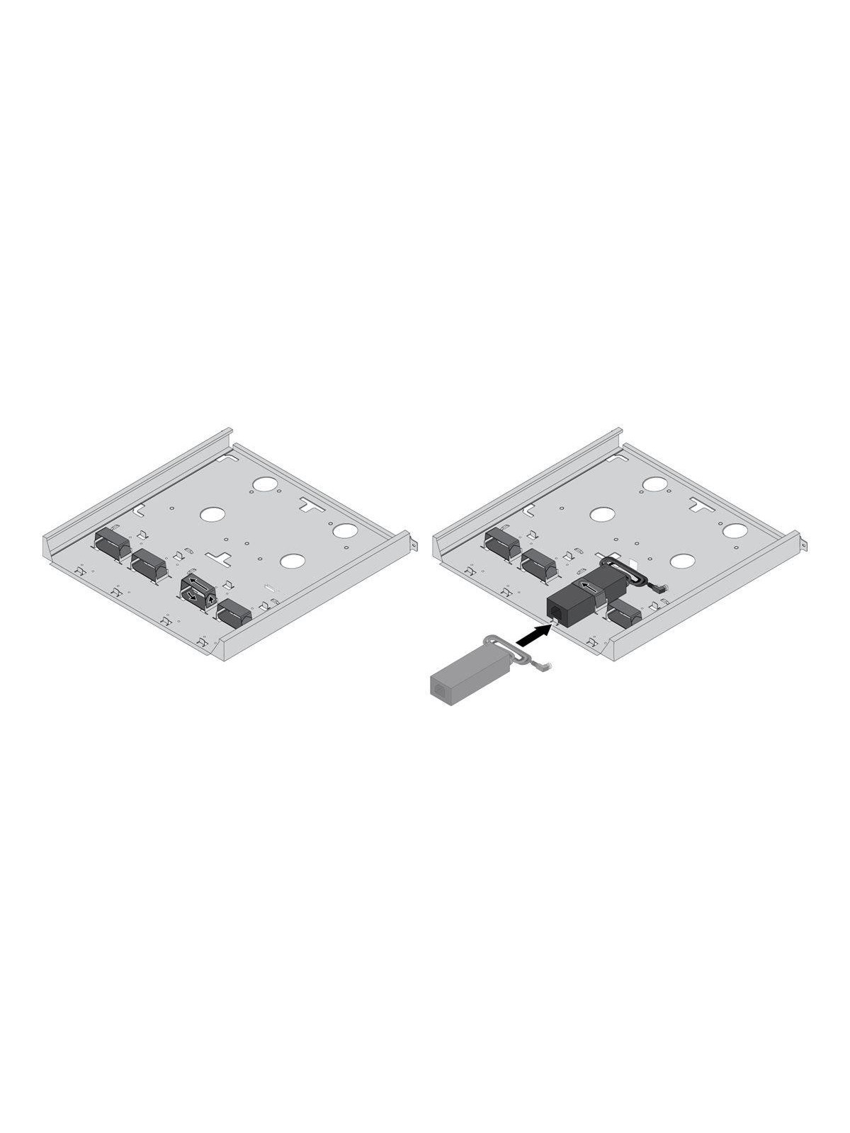 Palo Alto Networks rack mounting tray - 1U