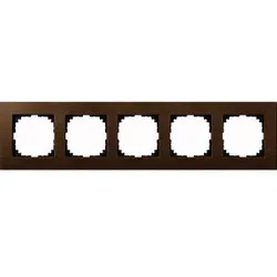 M-Plan Holzrahmen 5fach (Walnuss)