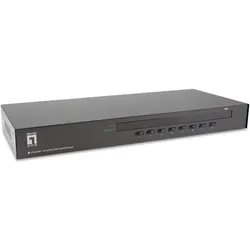 LevelOne KVM Switch, KVM Switch, Schwarz