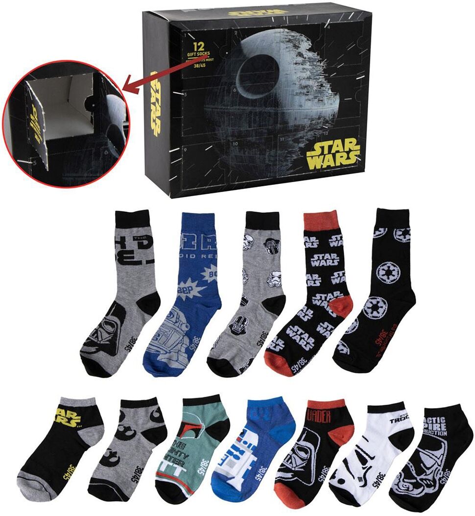 Cerdá Calcetines caja 12 piezas Star Wars . Multicolor