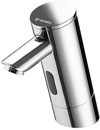 Schell Puris e mitigeur électronique de lavabo 012130699 chromé, bloc d'alimentation encastré, alimentation secteur, pour eau froide