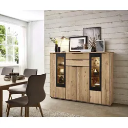Highboard VALMONDO CORTONA (BHT 176x134x37 cm) - BHT 176x134x37 cm