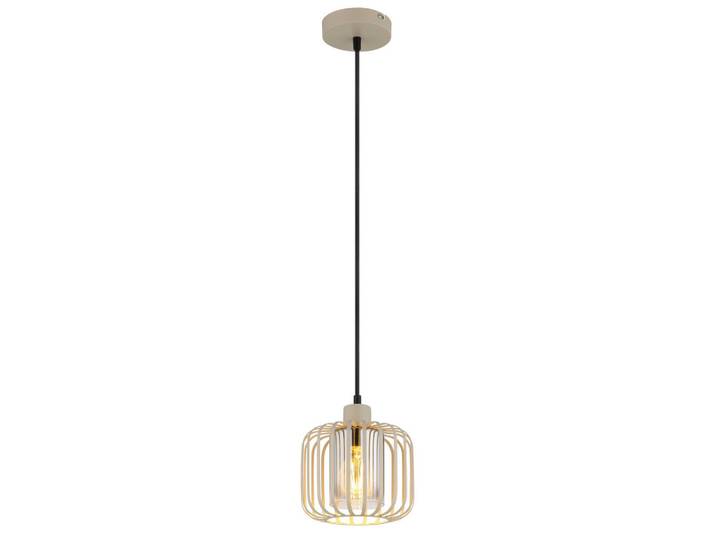 Globo Hängeleuchte Greys, Klar, Schwarz, Sandfarben, Metall, Glas, 120 cm, CE, beliebig kürzbar, Lampen & Leuchten, Innenbeleuchtung, Hängeleuchten, Pendelleuchten