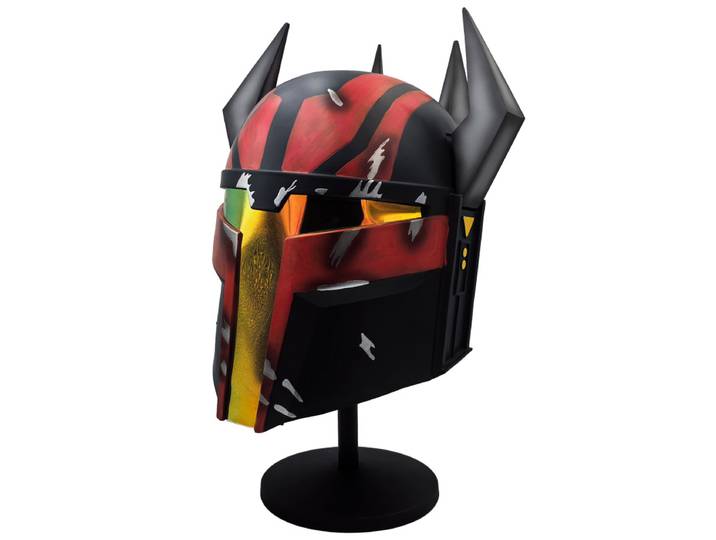 Casque de Cosplay Sabine Wren, Masque de Chasseur de Récompenses Mandalorien, Accessoires de Costume Rigides