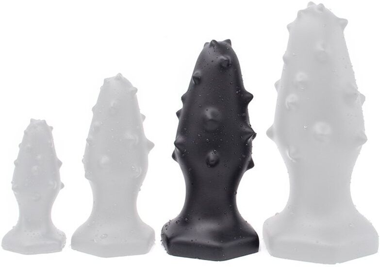 DarkSil Plug Silicone Monster Spike L 14 x 5.5cm Noir