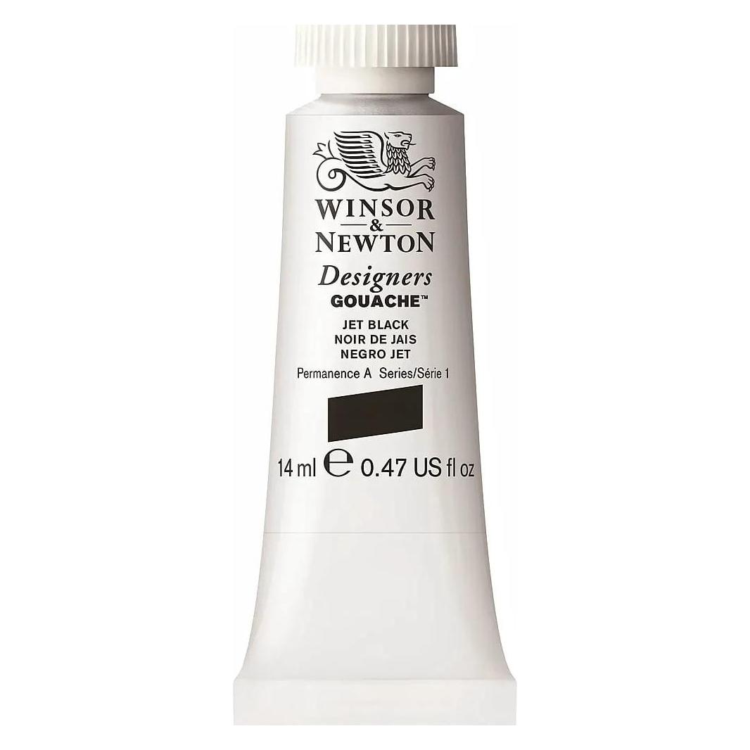 Winsor & Newton Designers Gouache 14ml Jet Black 335 (14 ml) (884955089170)