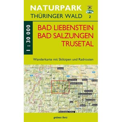 Wanderkarte Bad Liebenstein, Bad Salzungen, Trusetal, Sonstige von , Grünes Herz, 978-3-86636-349-6