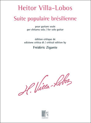 Editions Durand Villa-Lobos Suite Populaire