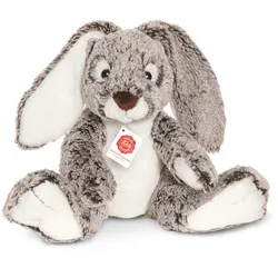 Teddy-Hermann - Schlenkerhase, 28 cm - grau|weiß