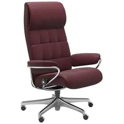 Stressless Bürostuhl London Star High Back Leder Rot Batick Bordeaux