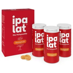 ipalat Halspastillen Honigmild Zuckerfrei 120 St Pastillen