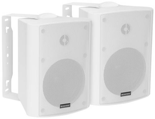 Omnitronic ALP-5A white Aktives PA-Lautsprecher-Set 30W 2St.