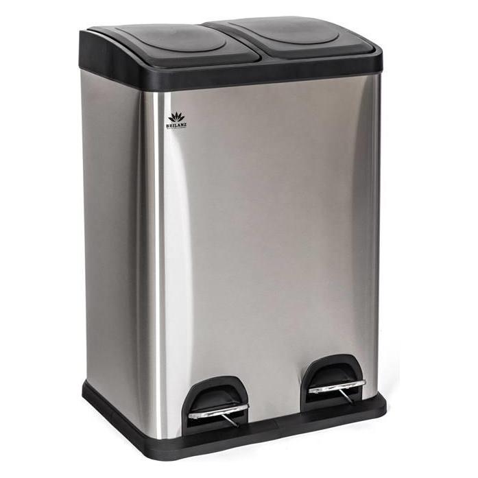 Brilanz koš na tříděný odpad SAVERY 2x20l nerez/PH (20 l) (A26150)