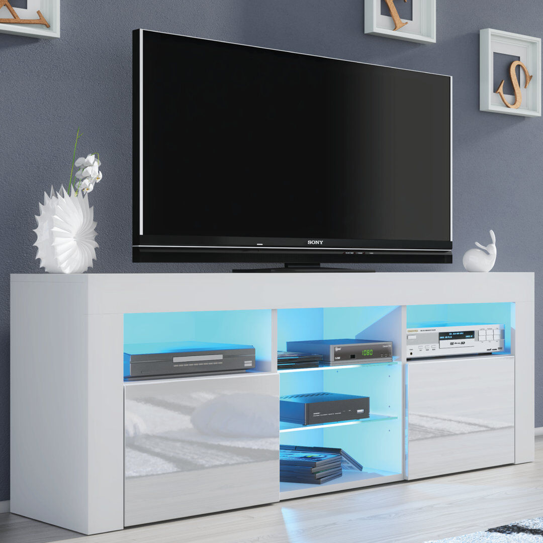 Ivy Bronx Annagrove TV Stand White