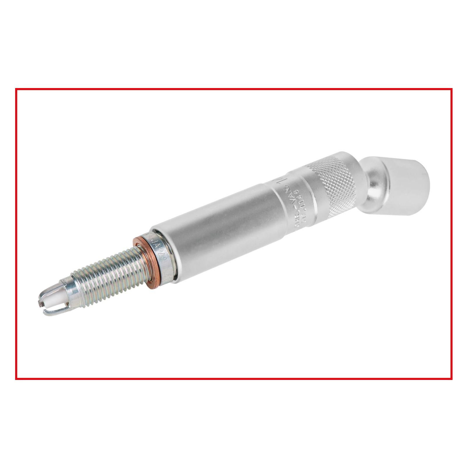 KS Tools 517.1145 3/8" Zündkerzen-Stecknuss-Satz magnetisch mit Gelenk (517.1145)