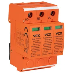 DC Überspannungsschutz T1T2 3P 1200V 5kA Photovoltaik VCX DC BC 3P 1200V 5KA