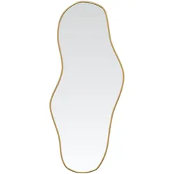 vidaXL Wandspiegel Golden 70x30 cm