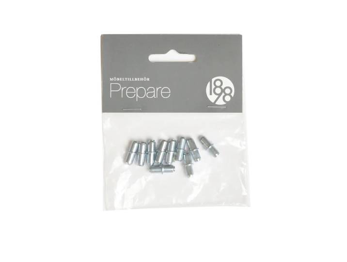 1898 Support d étagère Prepare chrome, 5x16 mm, 10 pcs'
