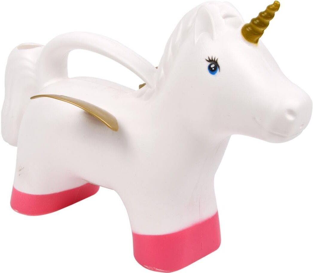 Giesskanne ESSCHERT DESIGN "Giesskanne Einhorn", gold (goldfarben), Kunststoff, Giesskannen, Giesskanne goldfarben Einheitsgröße