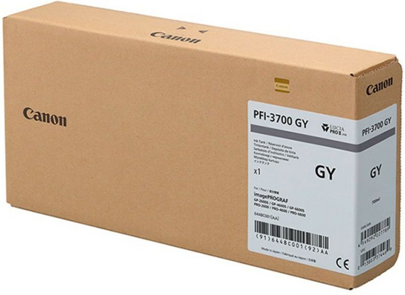Canon PFI-3700GY - Grau - Druckerpatrone - Extra hohe Kapazität