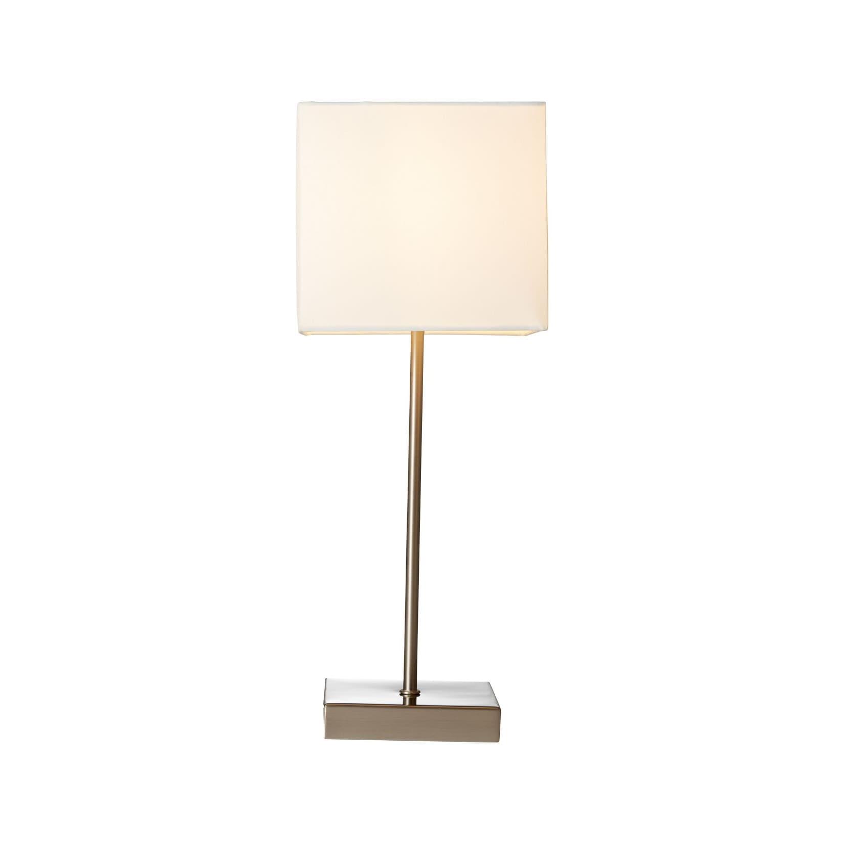 BRILLIANT Lampe Aglae Tischleuchte Touchschalter weiß 1x D45, E14, 40W, geeignet für Tropfenlampen (nicht enthalten) Mit An/Aus-Touchschalter