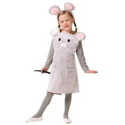 buttinette Latzkleid "Maus" für Kinder