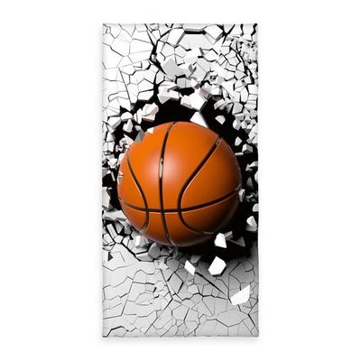 Klaus Hering 6159215516 - Young Collection Badetuch, Basketball , 75x150cm
