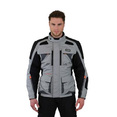 Motorradjacke NERVE "Tengri" Gr. L, grau, Jacken, Herren, L, Obermaterial: 100% Nylon. Innenseite: 100% Polyester, Men