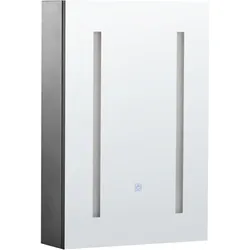 BAD-SPIEGELSCHRANK LED 40/60 cm Schwarz Cameron