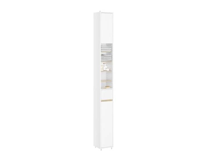 SoBuy Badezimmerschrank Hochschrank Schmal 20x20x180cm Für Kleine Bäder