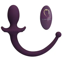 Pretty Love, Analtoy, - Lioea Vibrierender Analplug Mit Schwanz, 12 Funktionen, Lila Fernbedienung