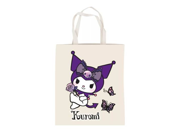 Hello Kitty schoudertas Kuromi Butterfly canvas 38 x 44 cm