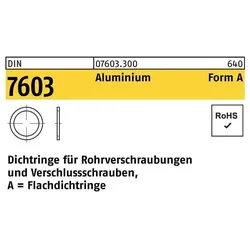 Reyher, Fahrzeug Werkzeug, Flachdichtring DIN 7603 48 x55 x2 Aluminium