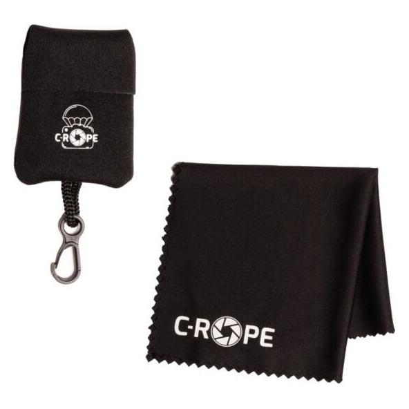 C-Rope Mikrofasertuch in Schwarz retail (CRP-MFT-SGL-BLK)