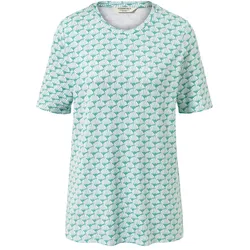 Tchibo - Interlock-Shirt - Damen - Gr. XS - weiß/print