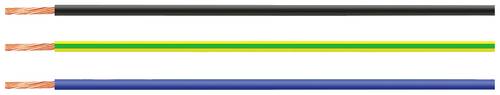 HELU 52809-3500 Einzelader H05V-K 1 x 0.50mm² Schwarz 3500m