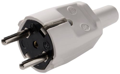 Martin Kaiser 520/gr Schutzkontaktstecker PVC 250V Grau IP20