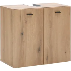 Waschbeckenunterschrank Basix Eichefarben ca.60x55x33cm